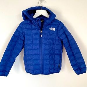 The North Face Kids Toddler Blue Hooded Thermoball Coat 4T